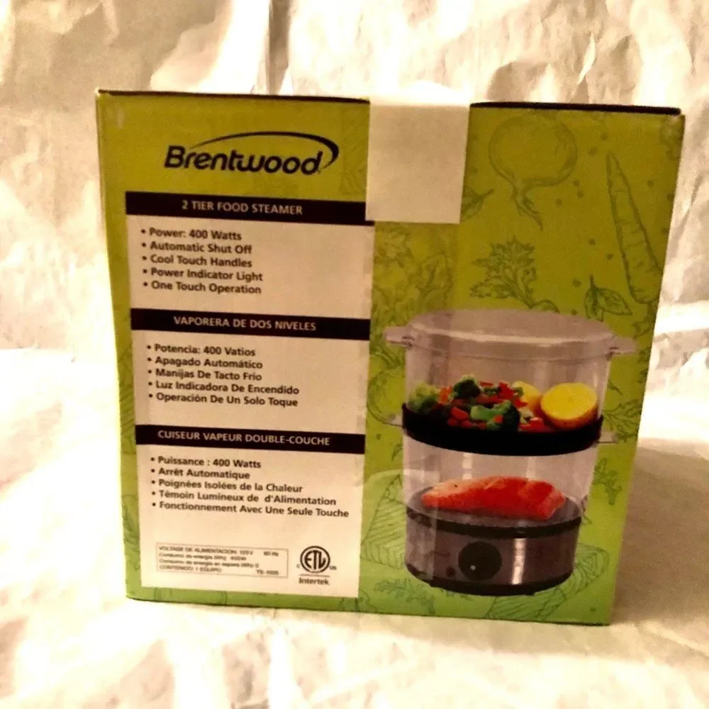 Two Tier Food Steamer Brentwood